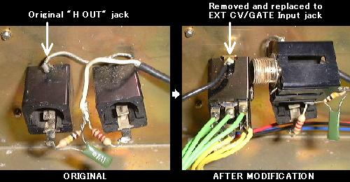 external cv/gate input jack installation